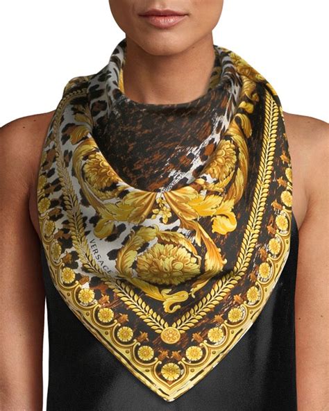 versace fur scarf|versace collection scarf.